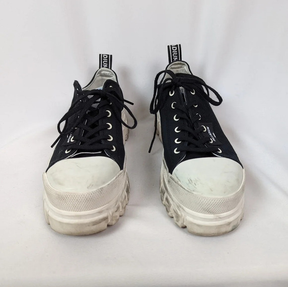 Palladium 10 Revolt Lo TX Platform Lug Sole chunky Platform Sneakers Lace Shoes - Picture 9 of 16